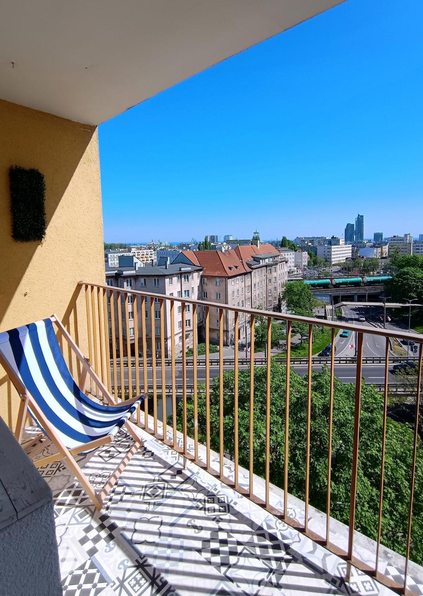 Sea View Mieszknie Na Wynajem Gdynia Z Widokiem Na Morze Dworzec Centrum Bagian luar foto
